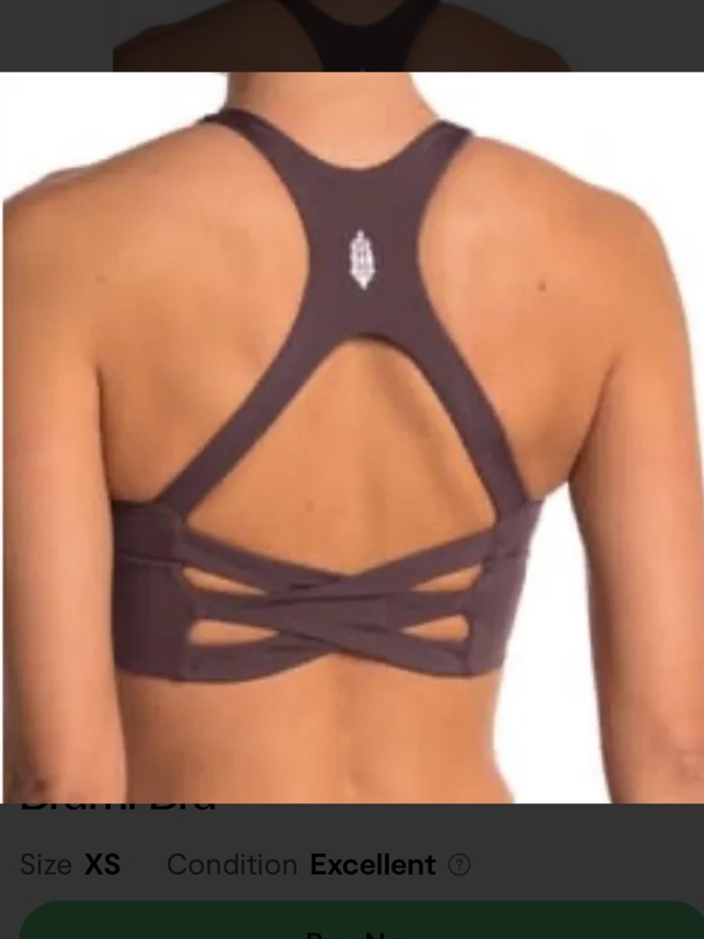Free People | Movement Freeform Sports Bra Brami Chaga Brown - Picture 3 of 8
